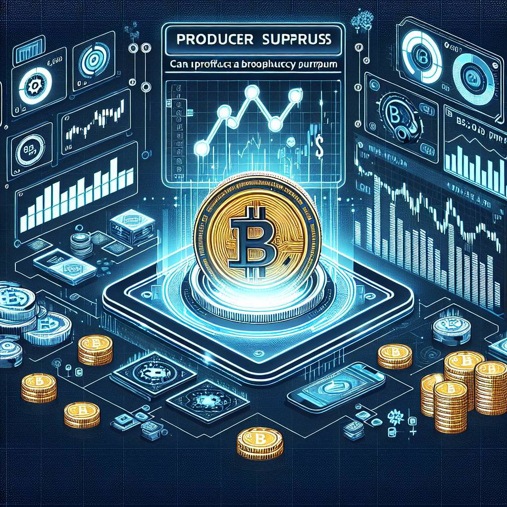 Can you explain the relationship between producer surplus and the profitability of cryptocurrency production?