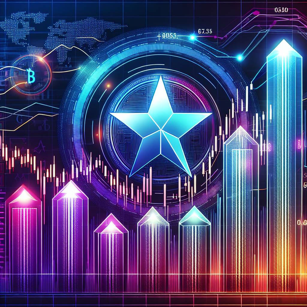 What are the evening star chart patterns commonly observed in the cryptocurrency market?