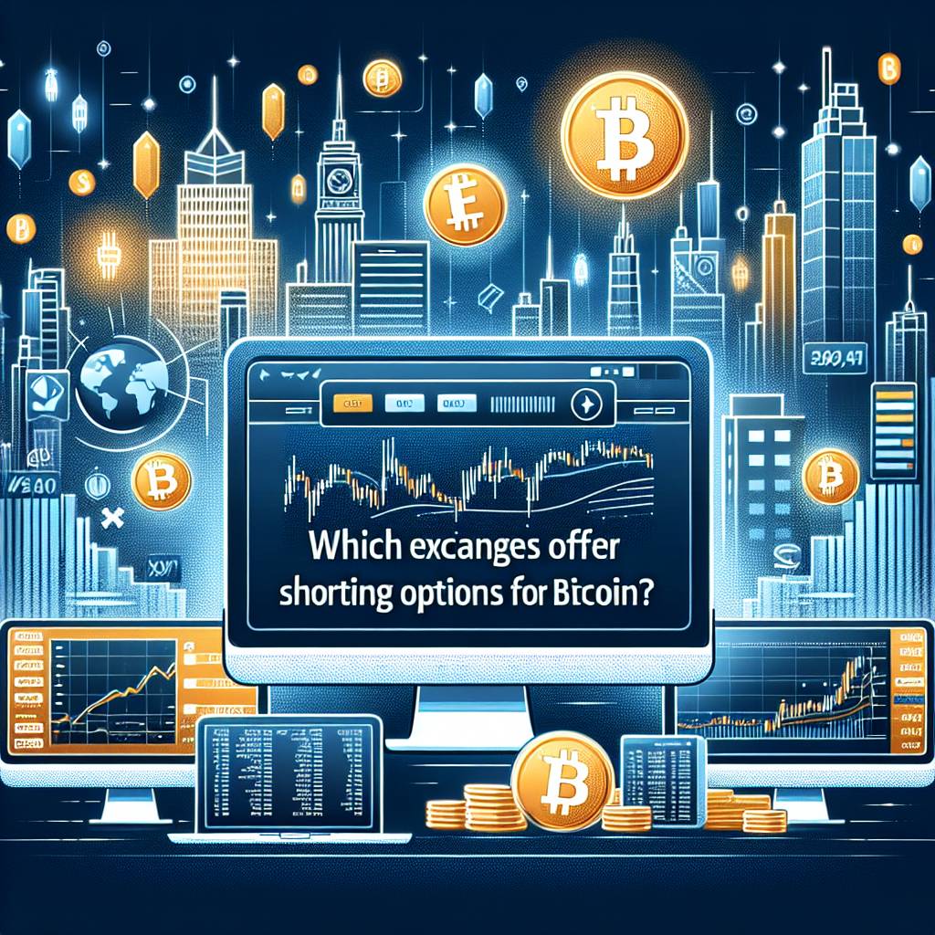 Which digital currency exchanges offer ProShares Short S&P500 for shorting the S&P500 market?