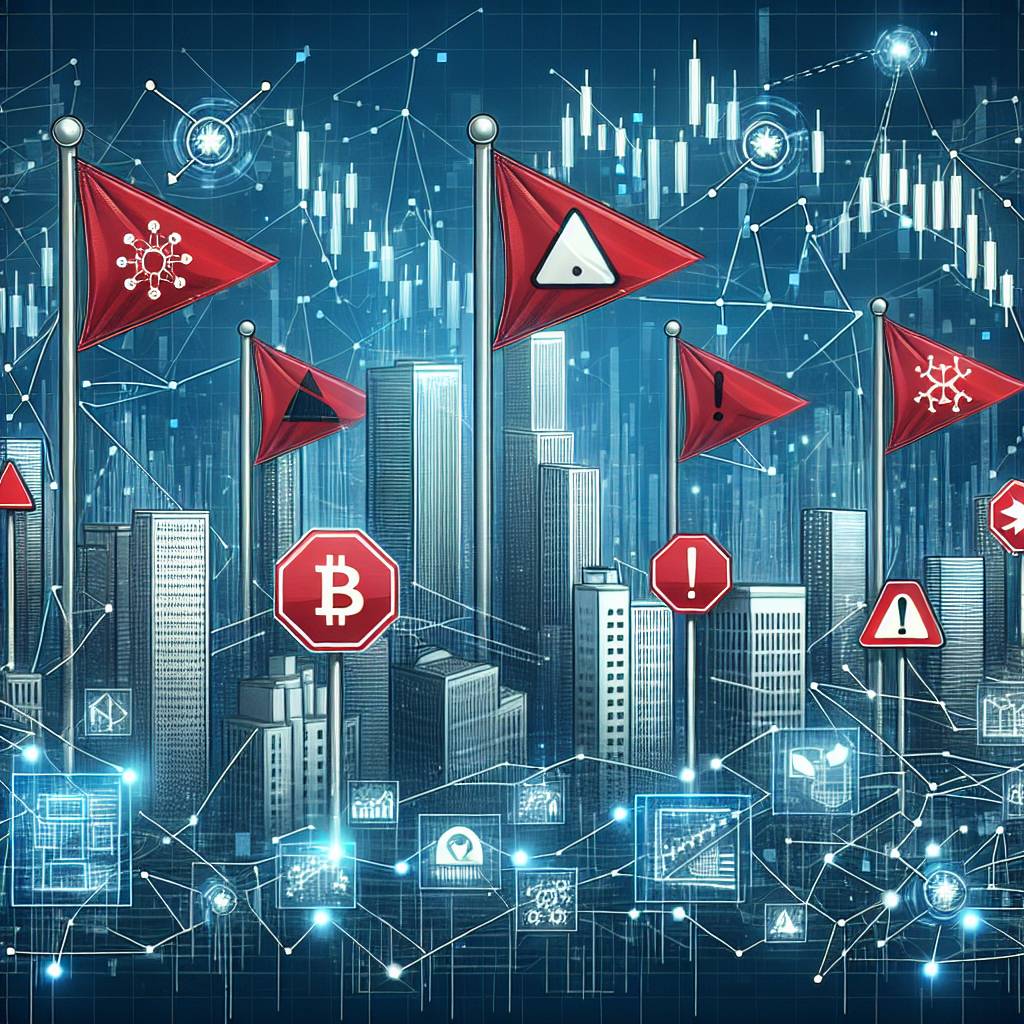 What are the red flags to watch out for when assessing the quality of a cryptocurrency?