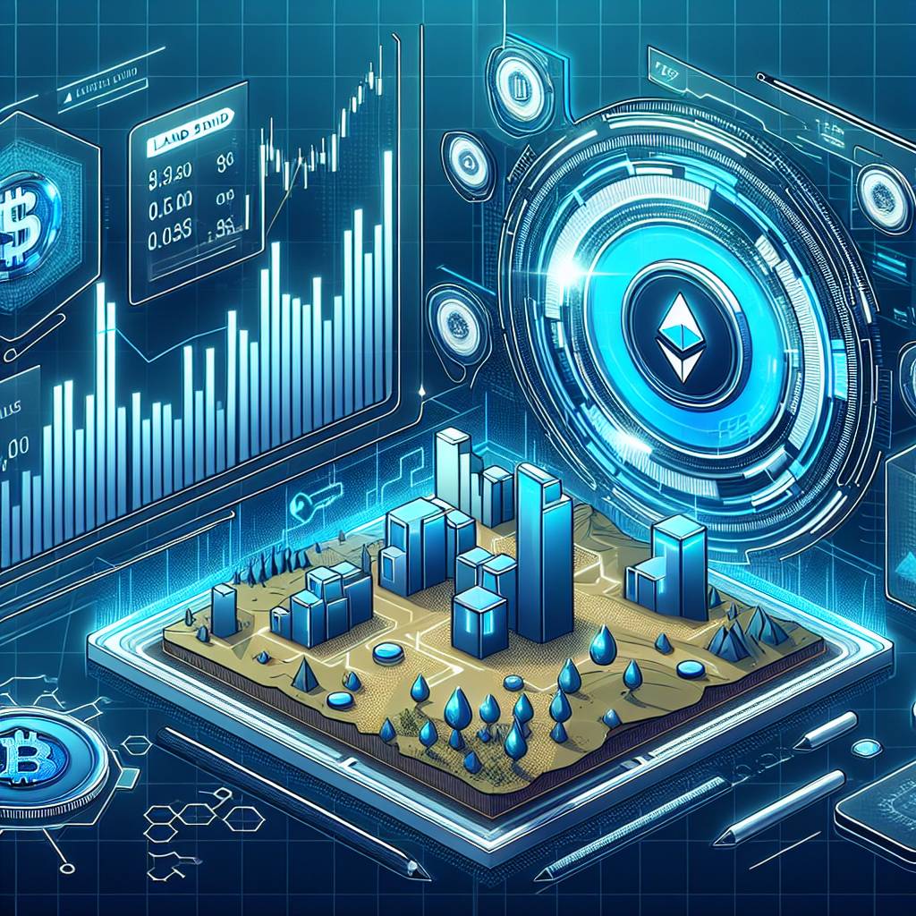 How does the price of Decentraland land compare to other digital assets in the crypto space?