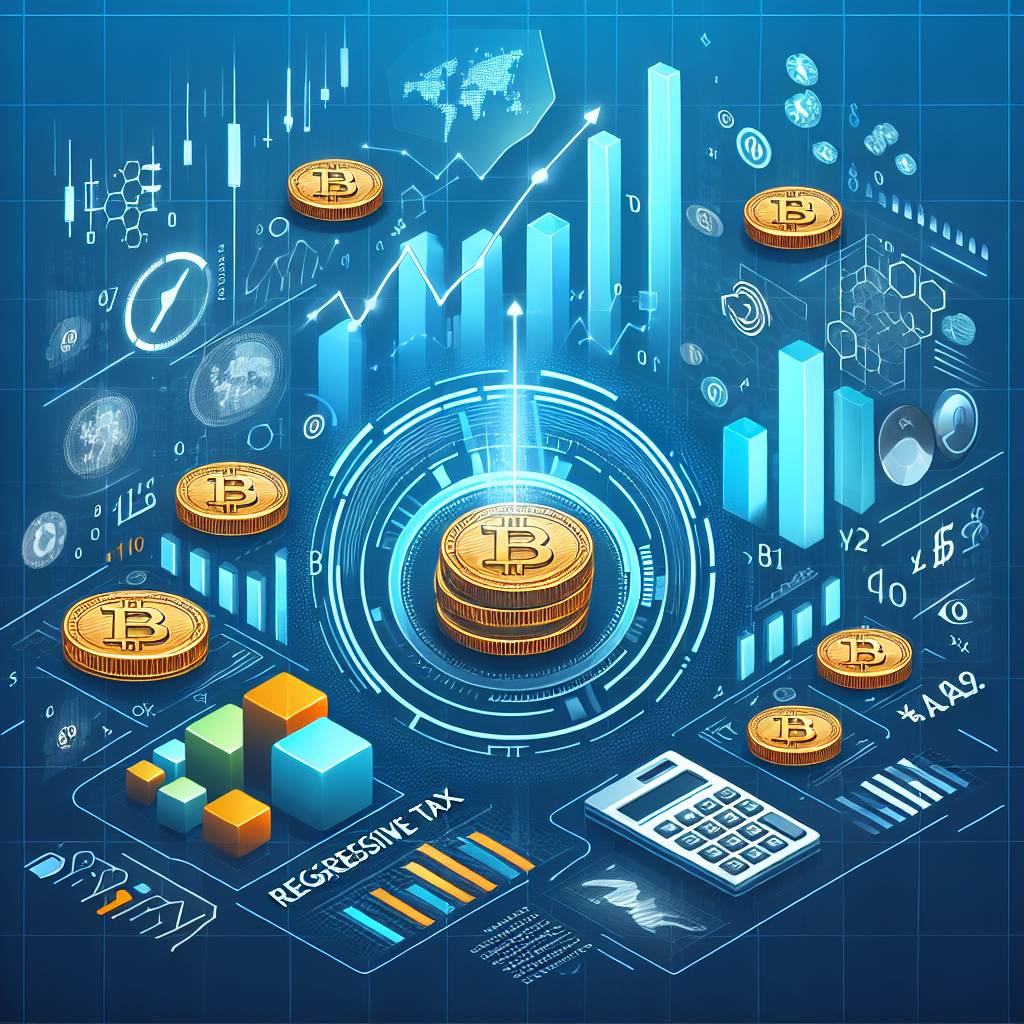 How does a regressive tax affect the adoption of cryptocurrencies?