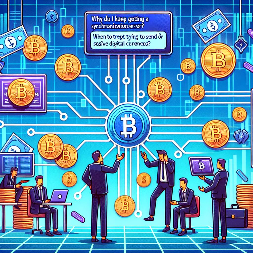 Why do I keep getting errors when trying to buy or sell cryptocurrencies?