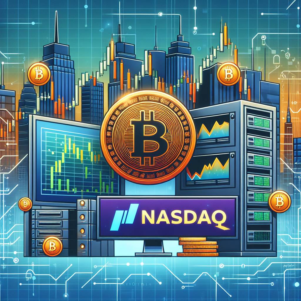 How can the Nasdaq Composite be used to predict trends in the cryptocurrency industry?