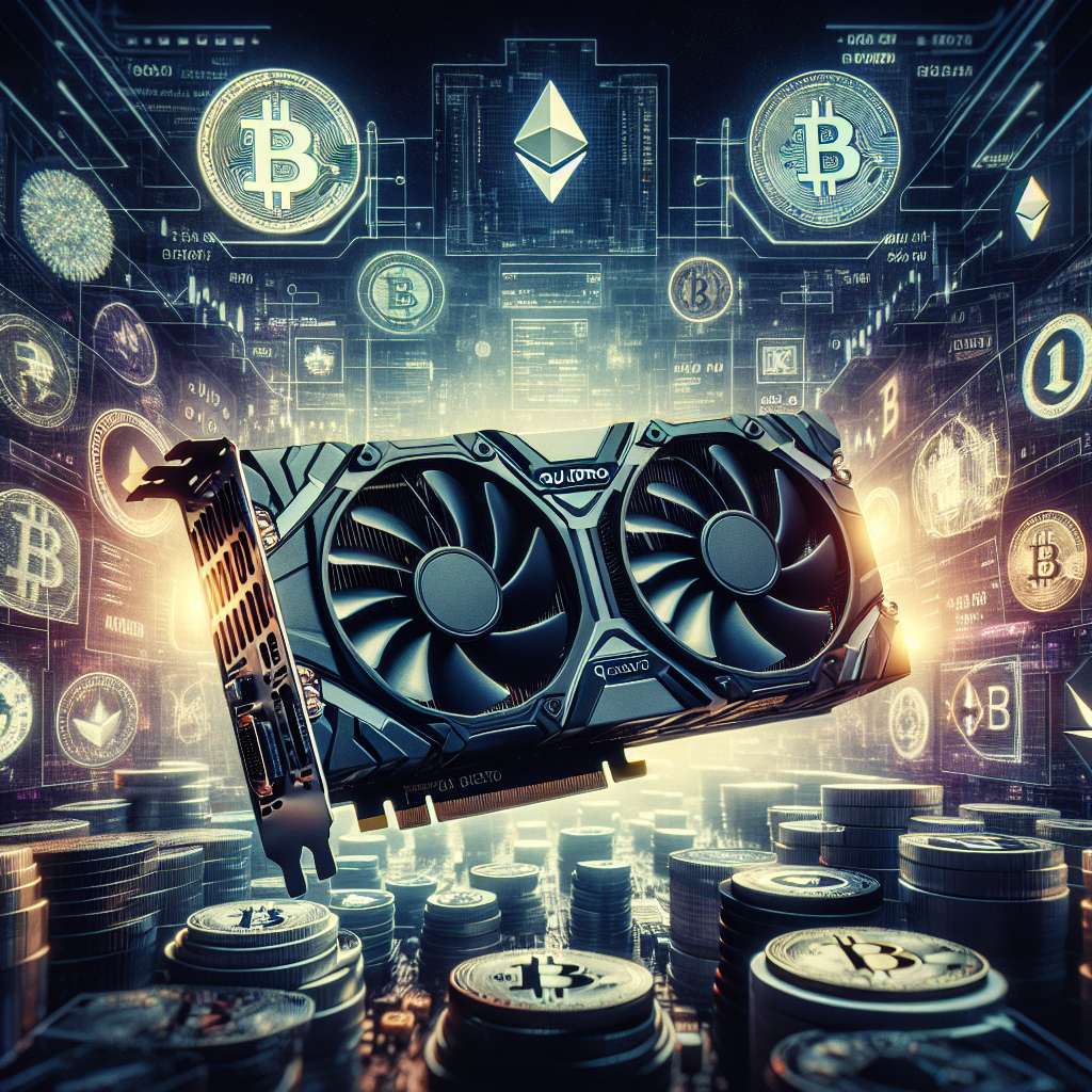 What is the role of Quadro RTX 4000 in the cryptocurrency mining industry?