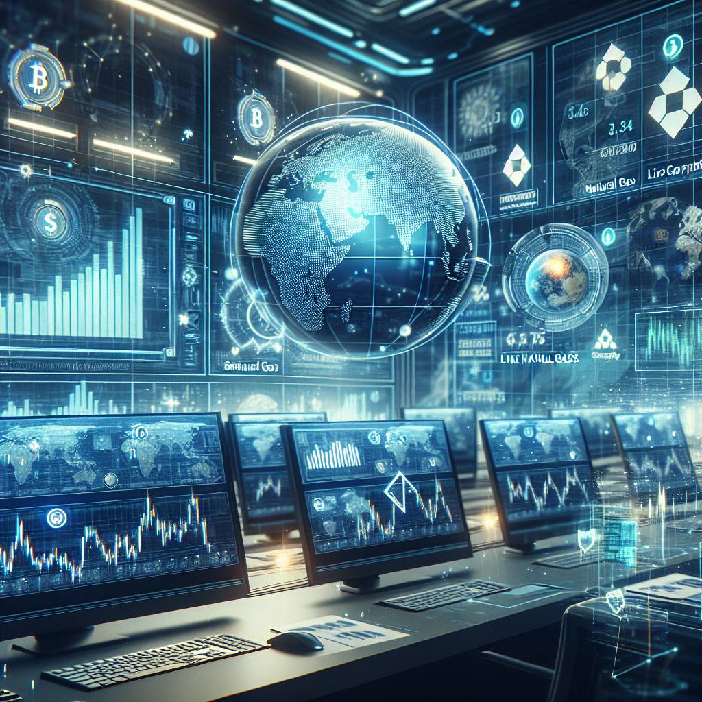 How does the volatility of live natural gas futures affect the value of cryptocurrencies?