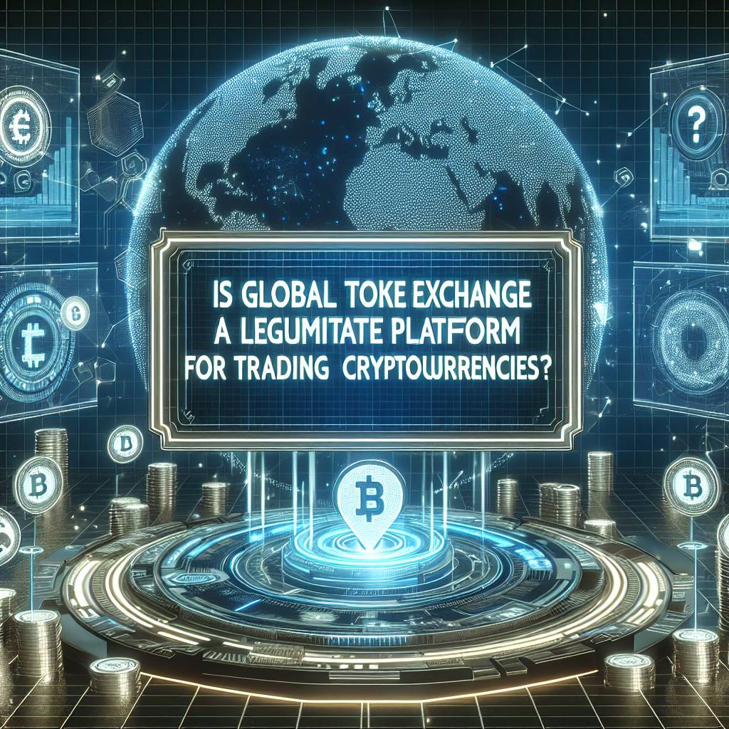 What is the current stock price of global token exchange?