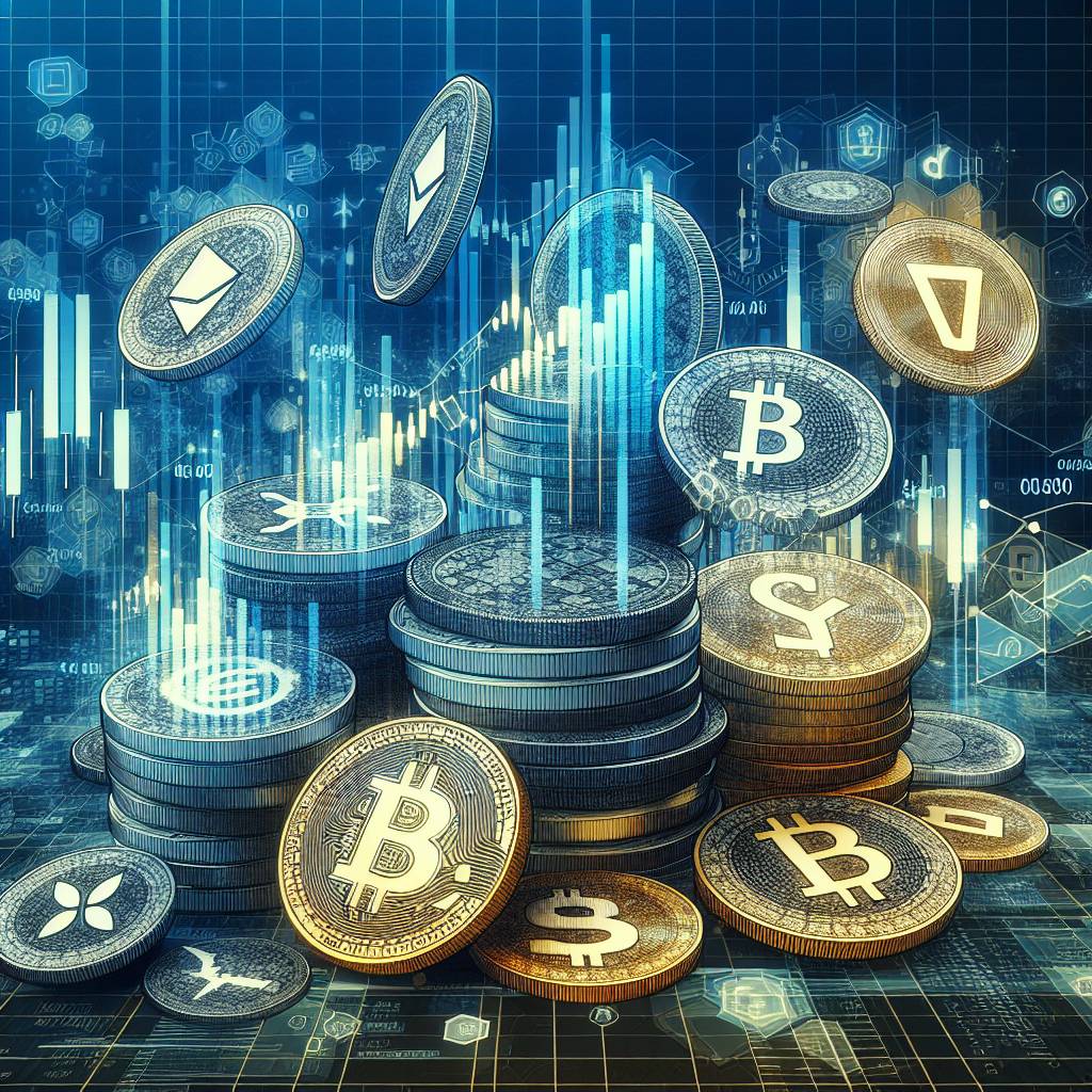 What are the top digital currencies that are backed by gold coins in the market?