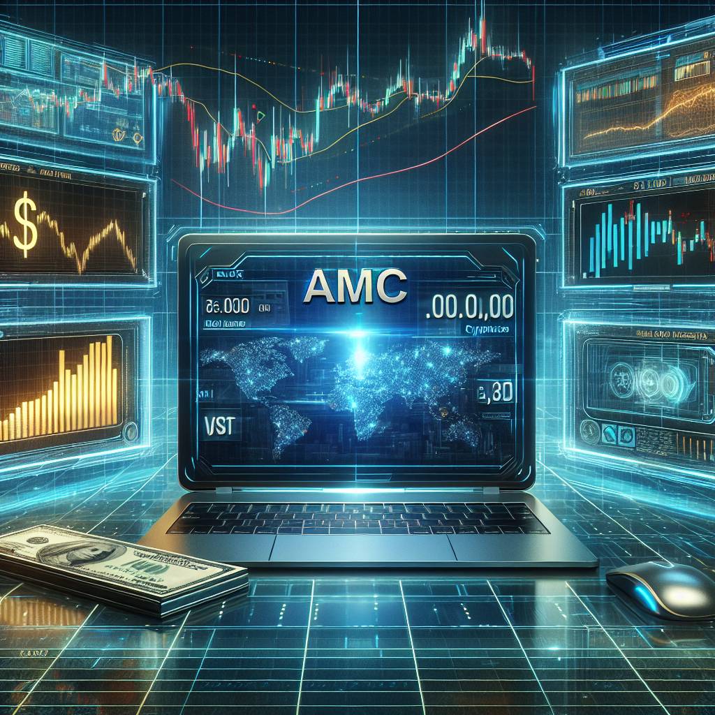 What is the current live ticker price of AMC stock in the cryptocurrency market?