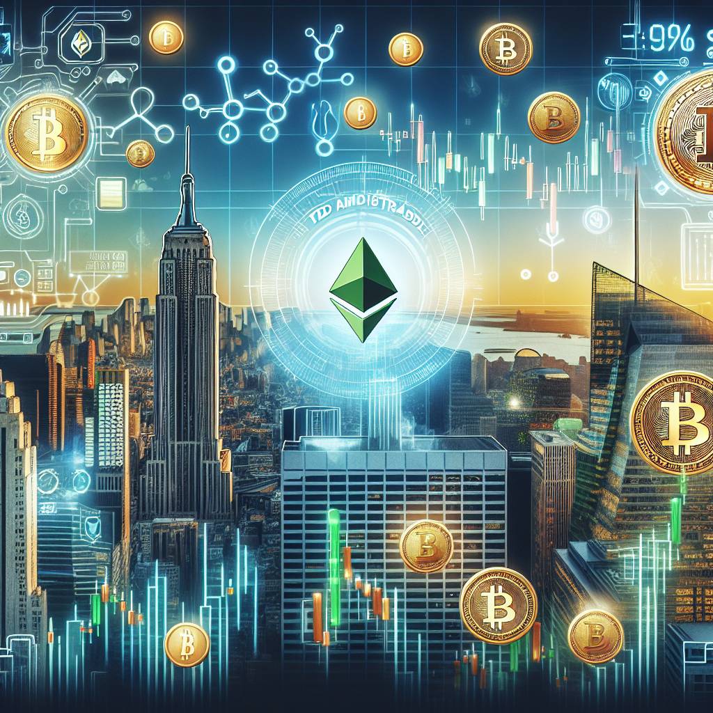 How can I use TD Ameritrade's application to invest in digital currencies?