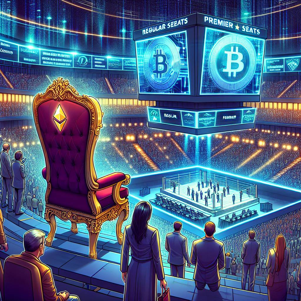 How can I upgrade my regular seats to premier seats at crypto arena events?