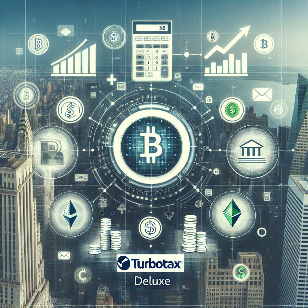 What are the key features of TurboTax Deluxe Federal Only that make it suitable for reporting cryptocurrency transactions?