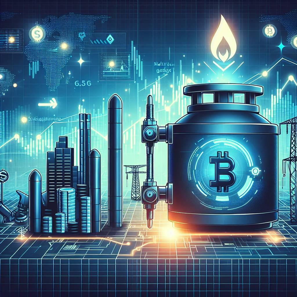 What is the correlation between natural gas prices and the price of digital currencies?