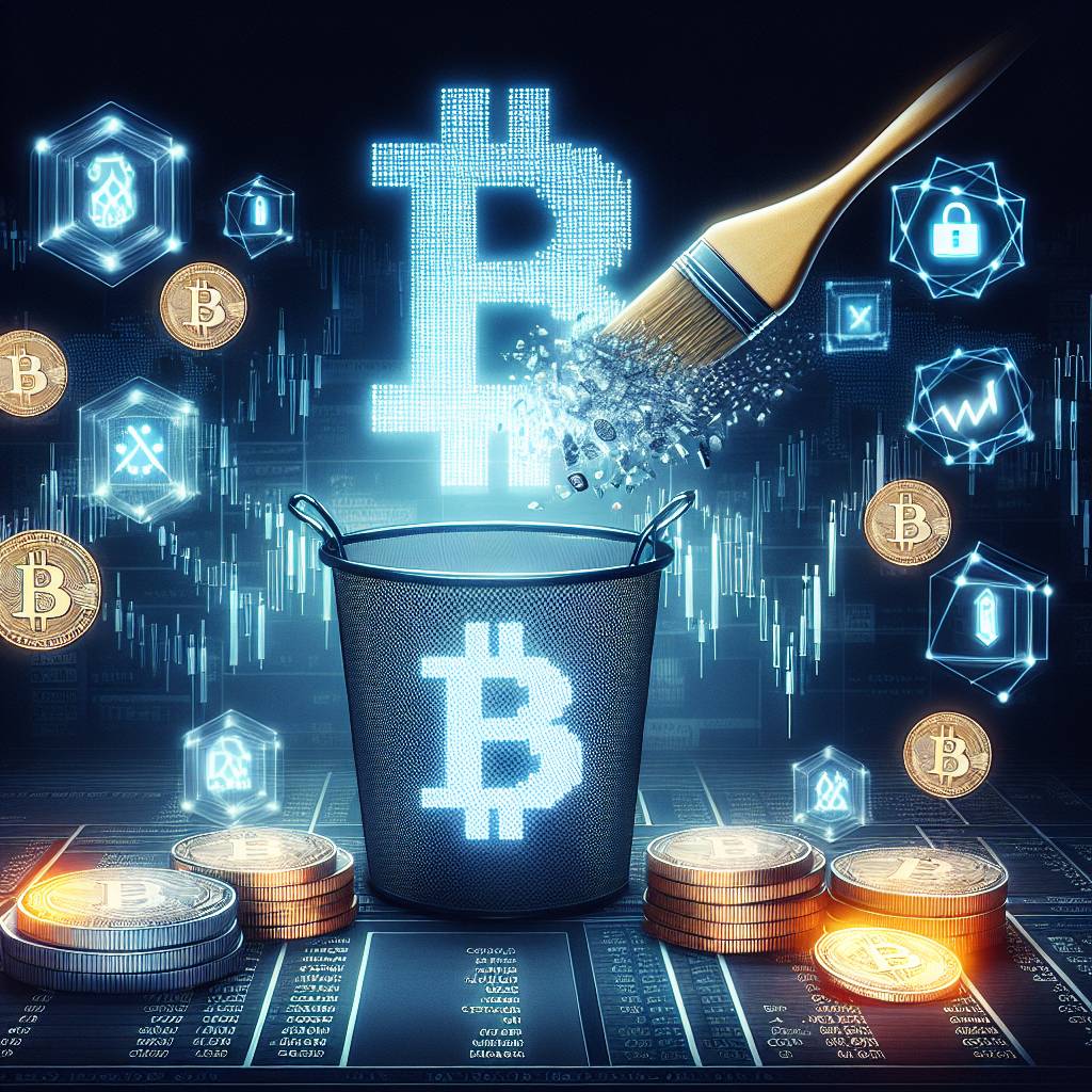 Is there a way to delete my transaction history on a cryptocurrency platform?