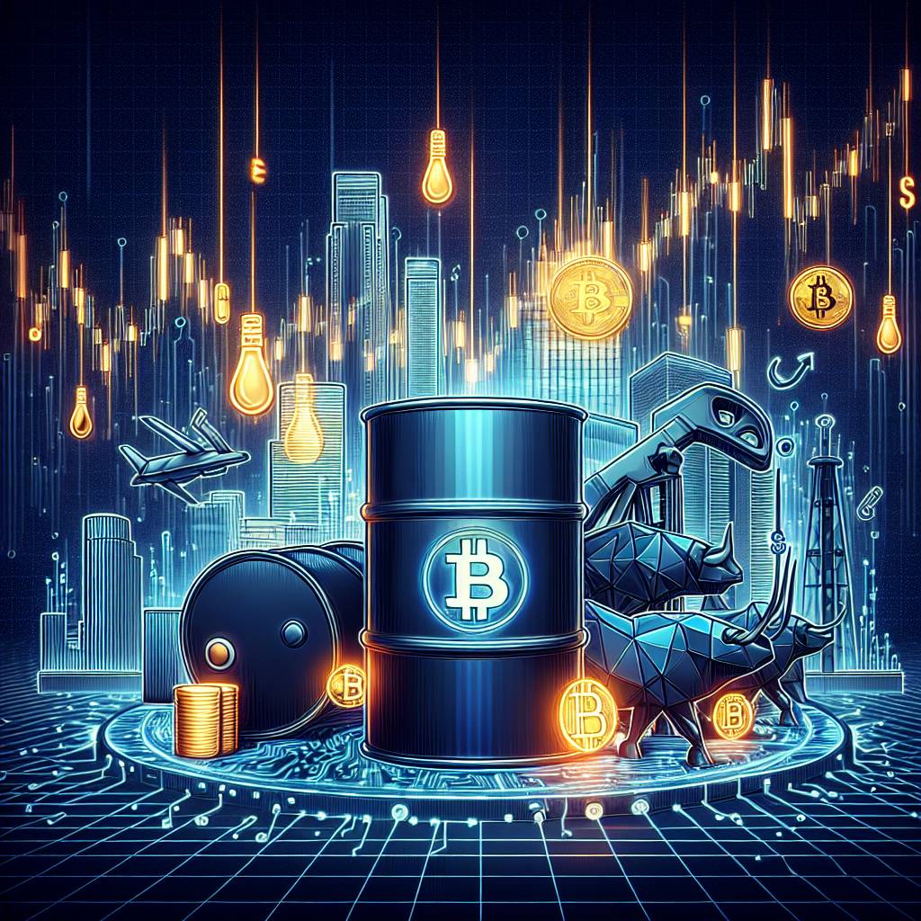 How do Brent and WTI prices affect the value of digital currencies?