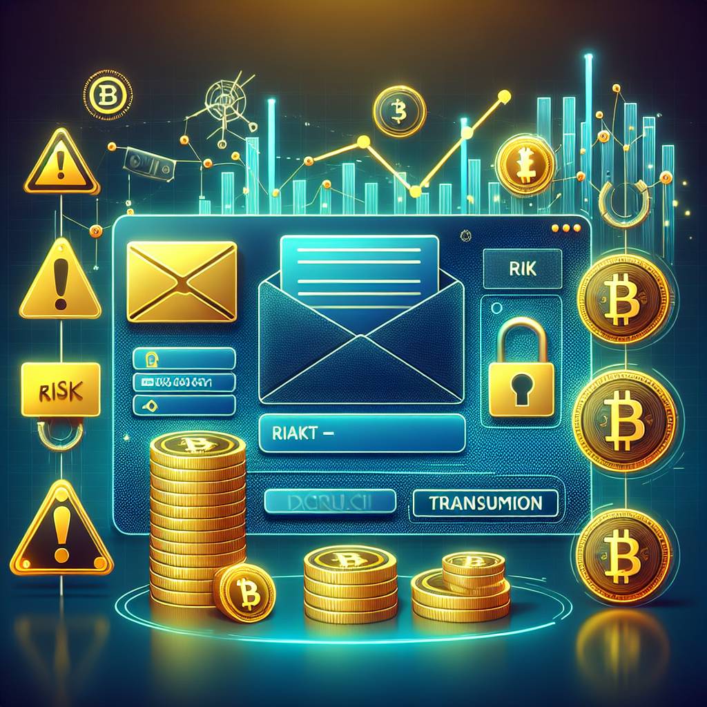 What are the risks of using G Mail for crypto transactions?