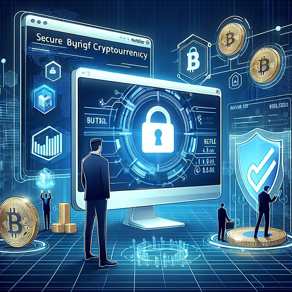 How can I securely buy and sell cryptocurrencies using my mobile device?