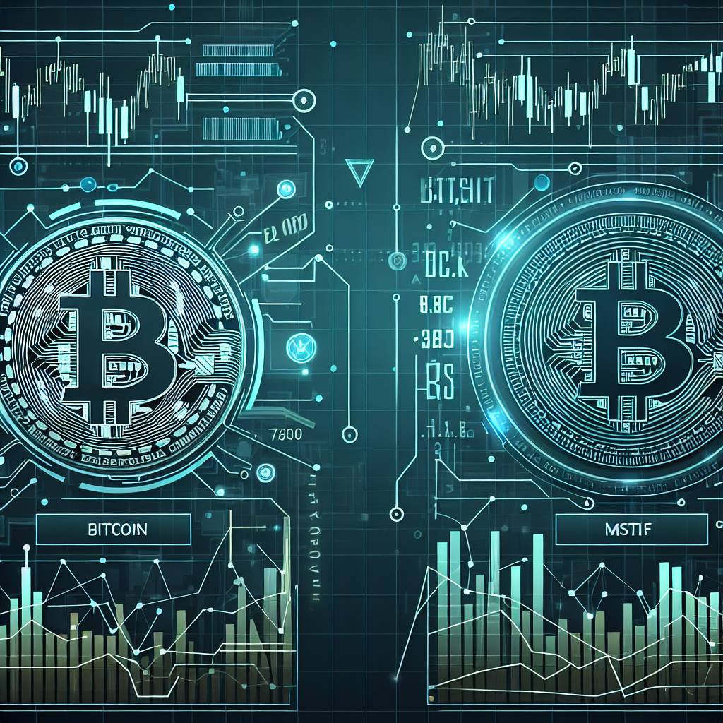 What is the current price of Bitcoin compared to the SMP500 chart?