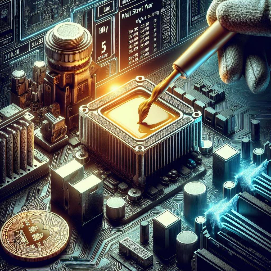 What is the best thermal paste for mining cryptocurrencies in 2018?