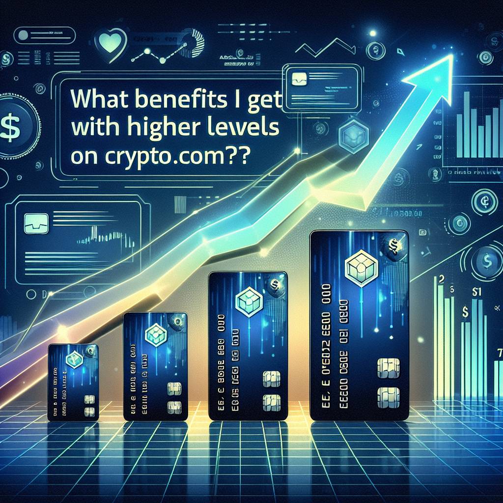 What benefits do I get with higher card levels on crypto.com?