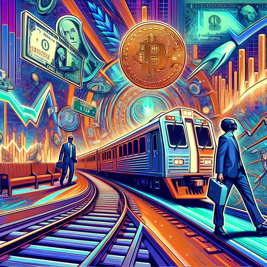 What are some popular cryptocurrency memes related to trains?