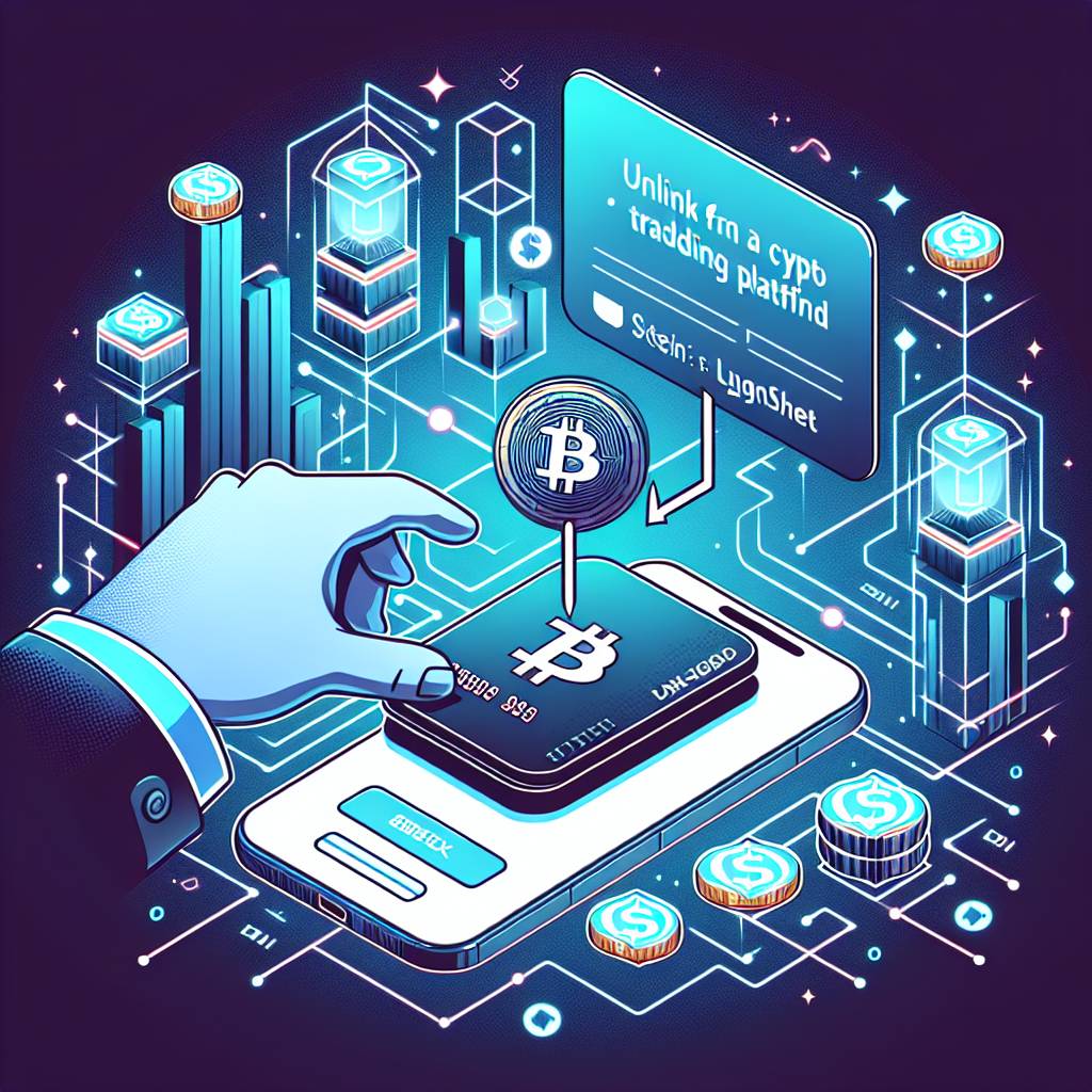 What are the steps to unlink my bank account from a digital currency platform?
