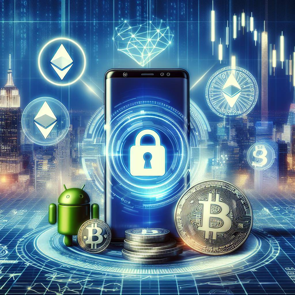 Is there an Android app that offers secure storage for cryptocurrencies?