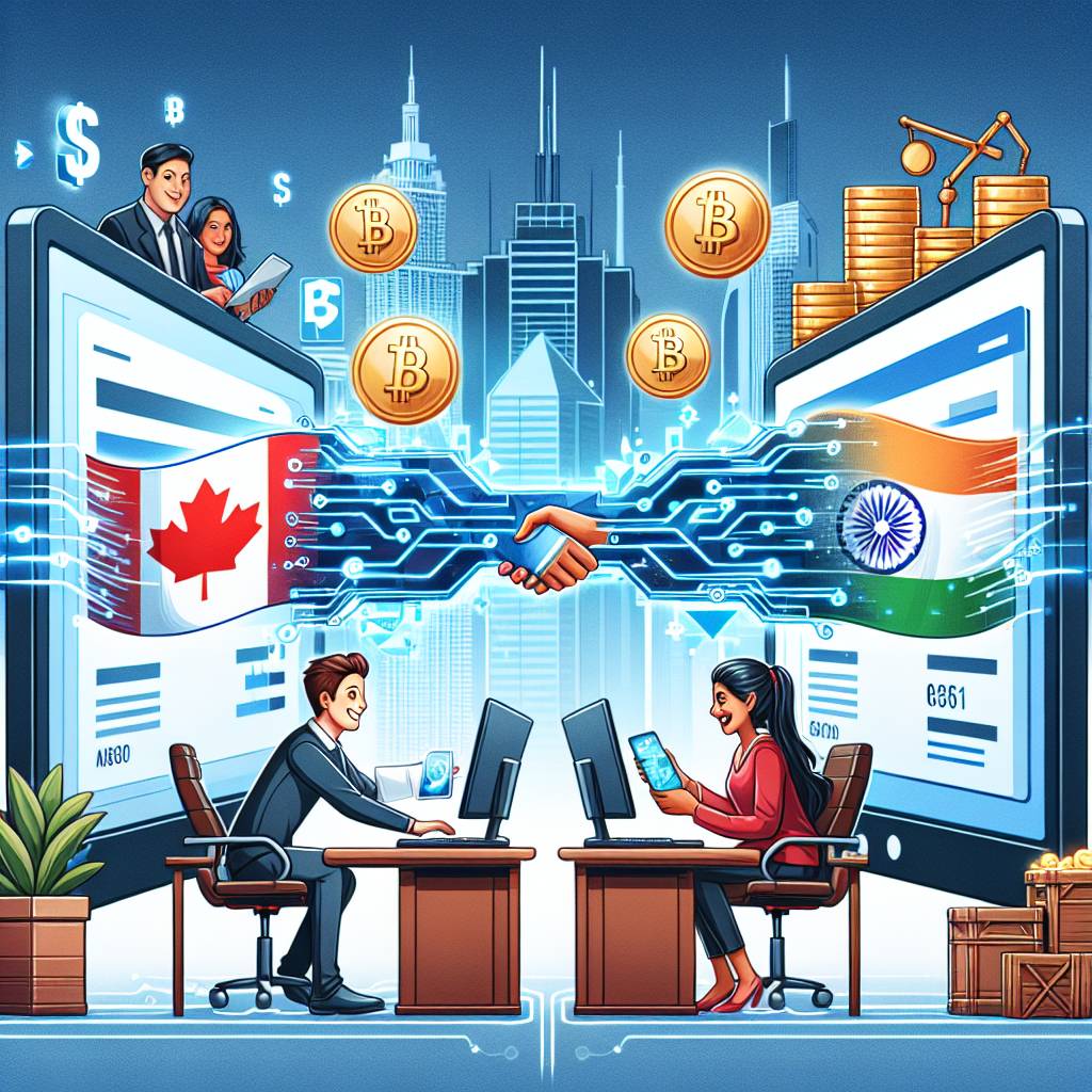 What are the best ways to transfer money to Canada from India using cryptocurrencies?