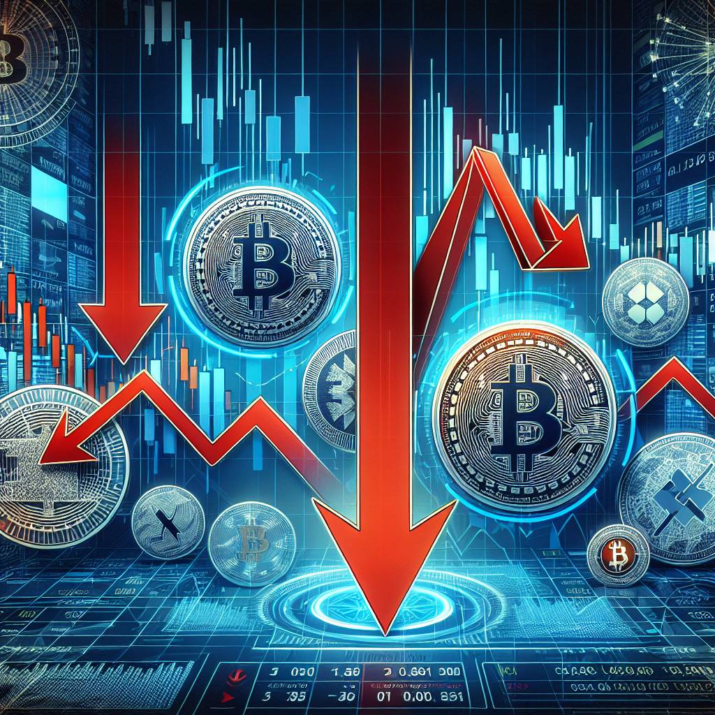 Which cryptocurrencies have experienced the largest price drops recently?