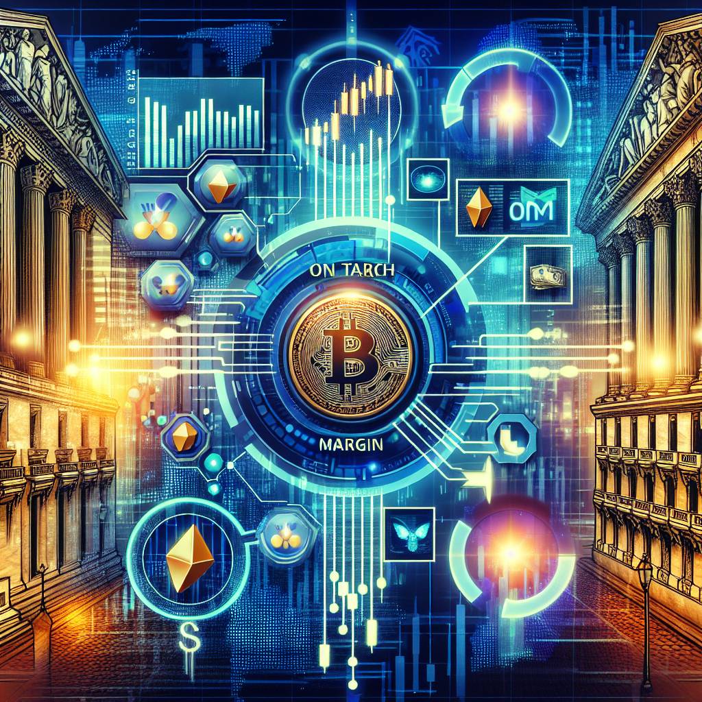 Can you explain what 'on margin' refers to in the realm of digital currency exchanges?
