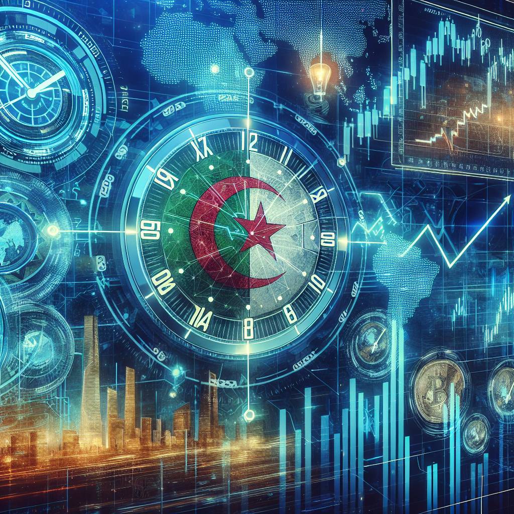 What time zone does Algeria use for cryptocurrency transactions?