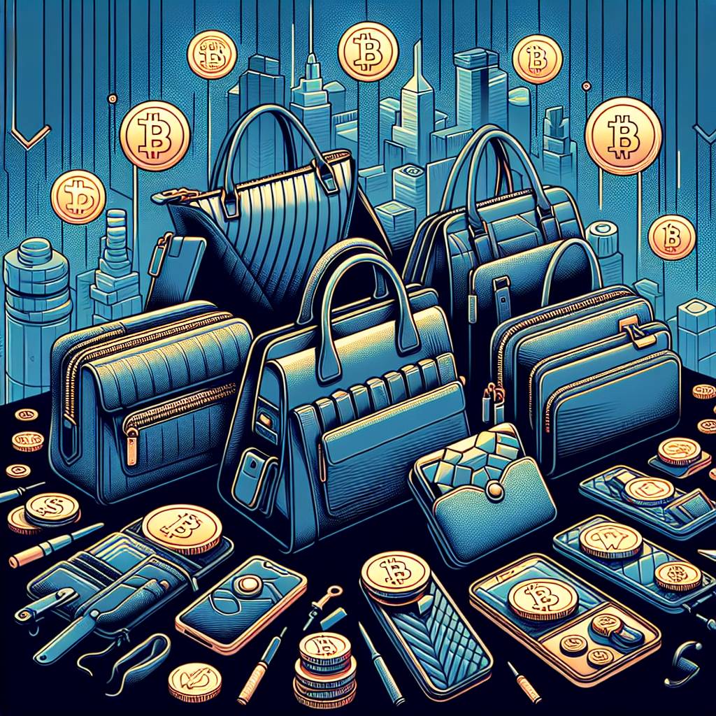 Which purse organizers have features that are useful for storing cryptocurrency hardware wallets?
