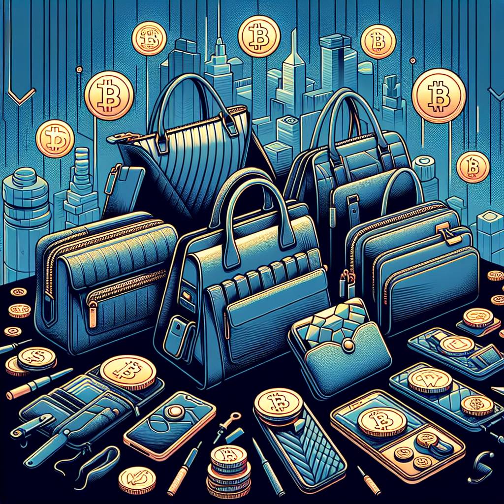 Which cryptocurrencies were associated with the most expensive purses in 2015?