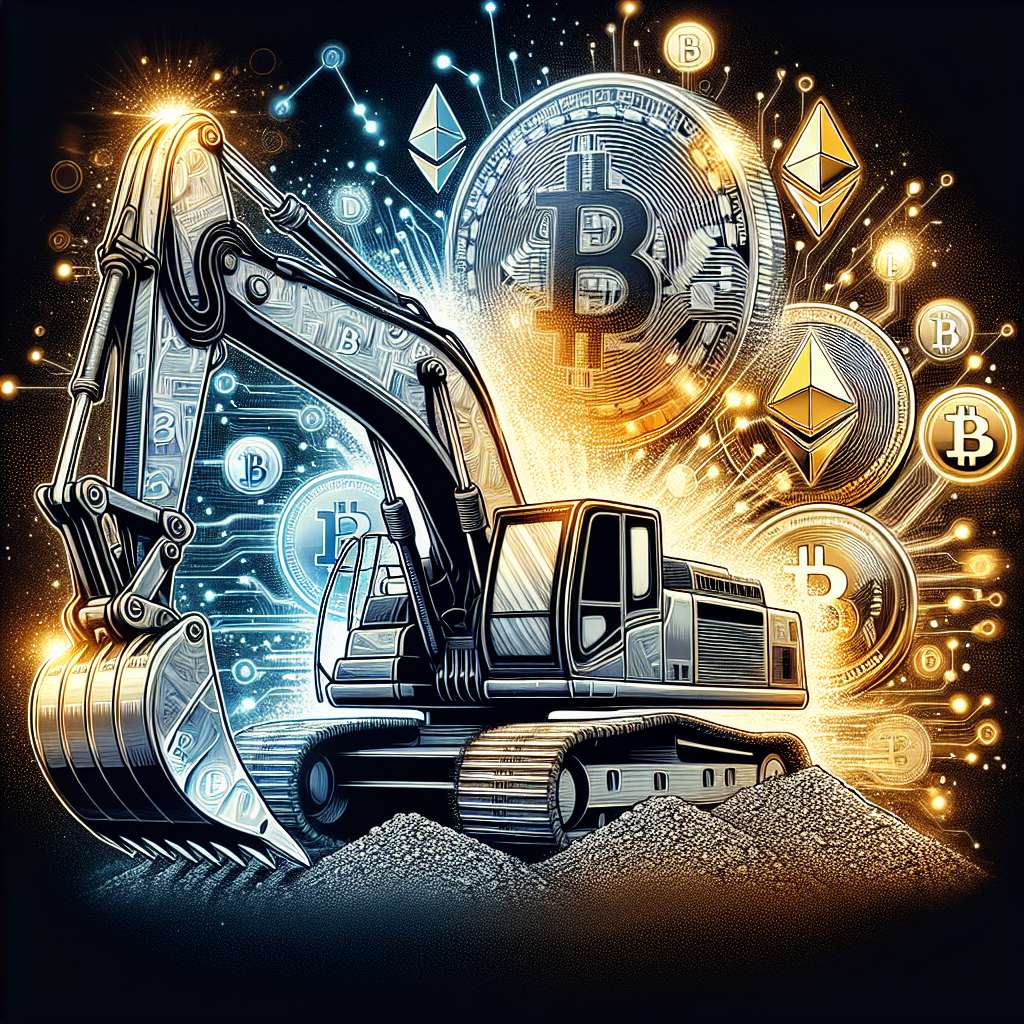 What are the best excavator graphics for cryptocurrency websites?