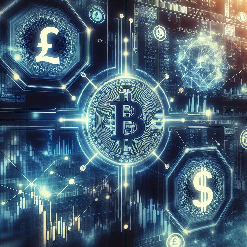 Which digital currencies can be traded for pound and dollar?