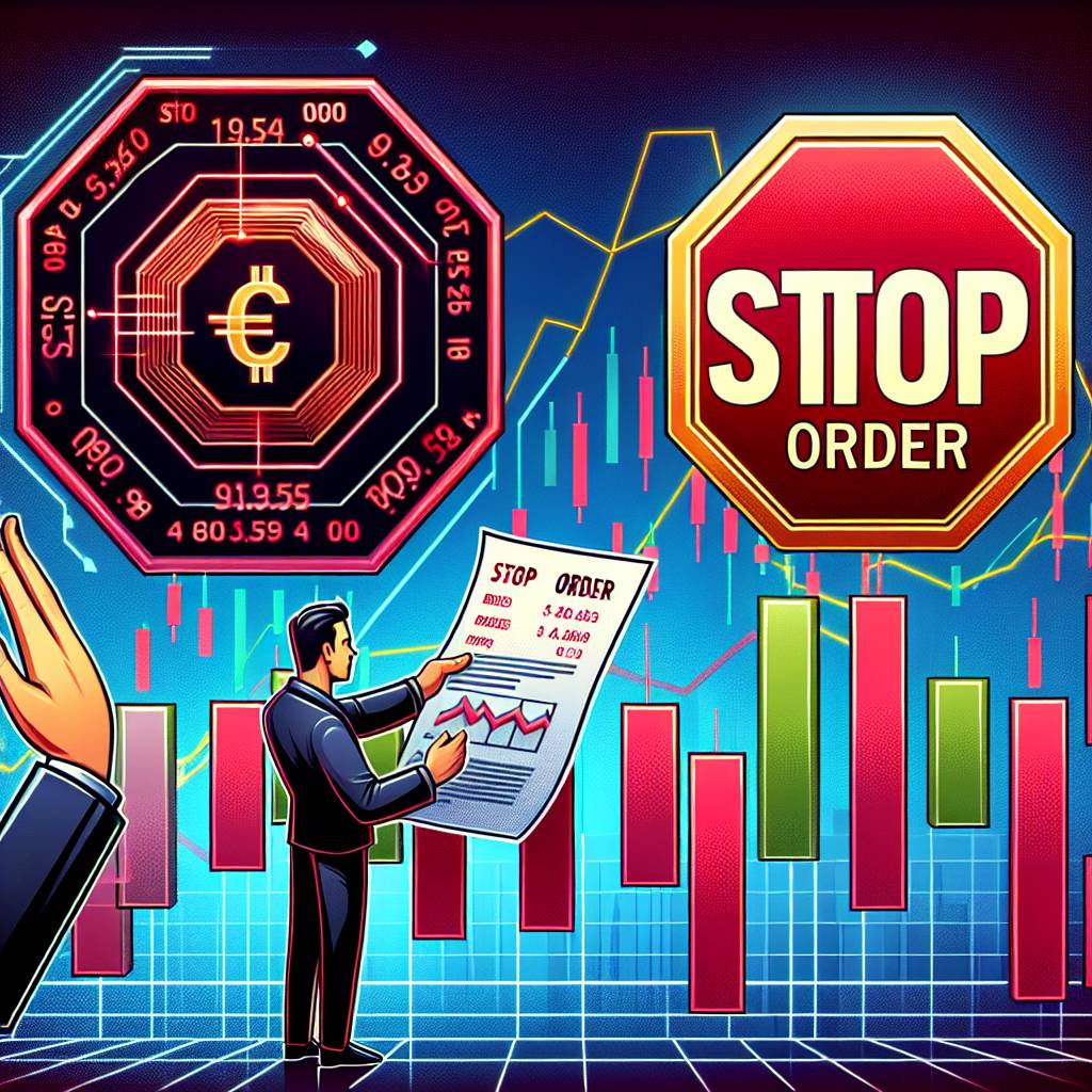Are there any risks or limitations associated with using a stop sell order in the cryptocurrency market?
