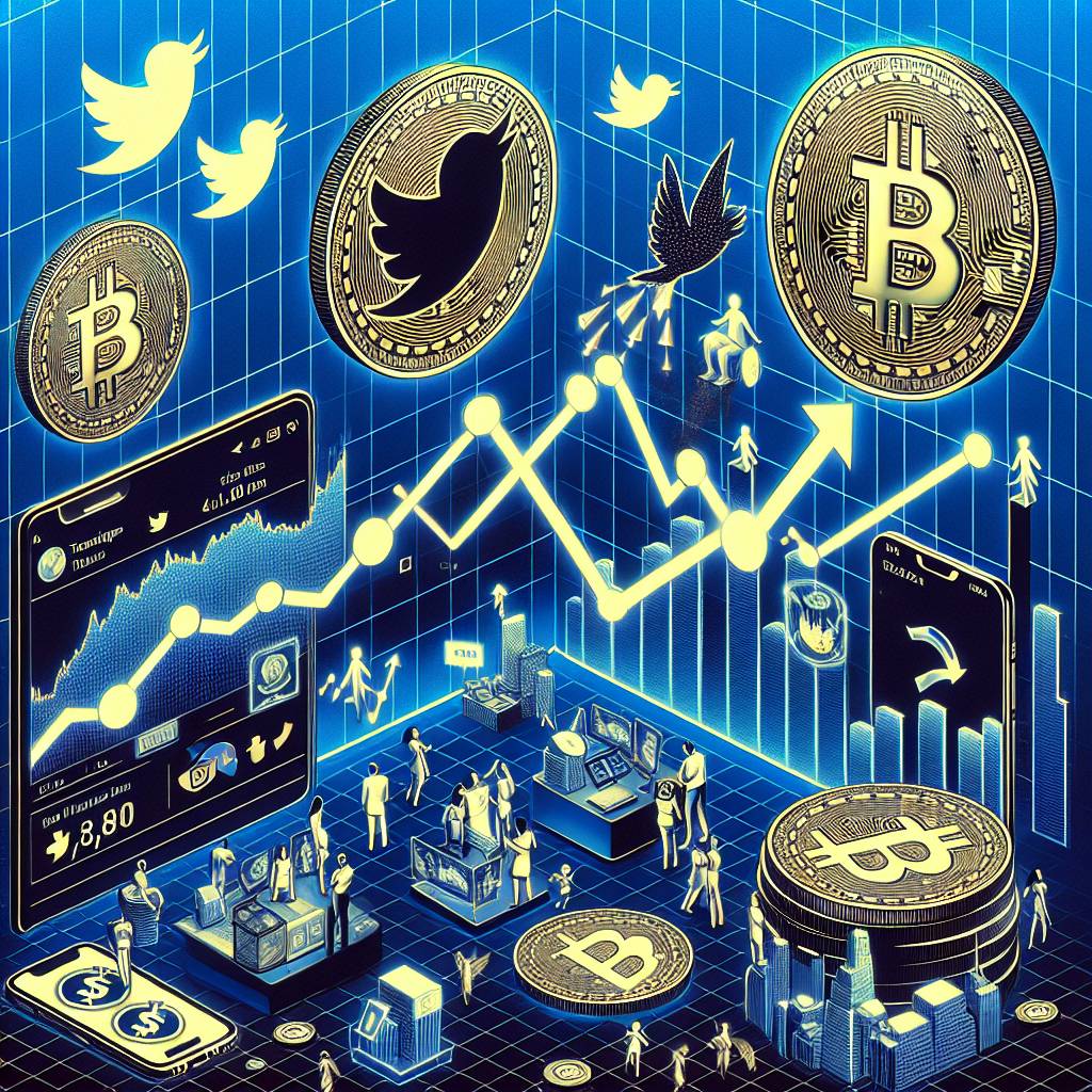 How does Twitter influence the cryptocurrency market?