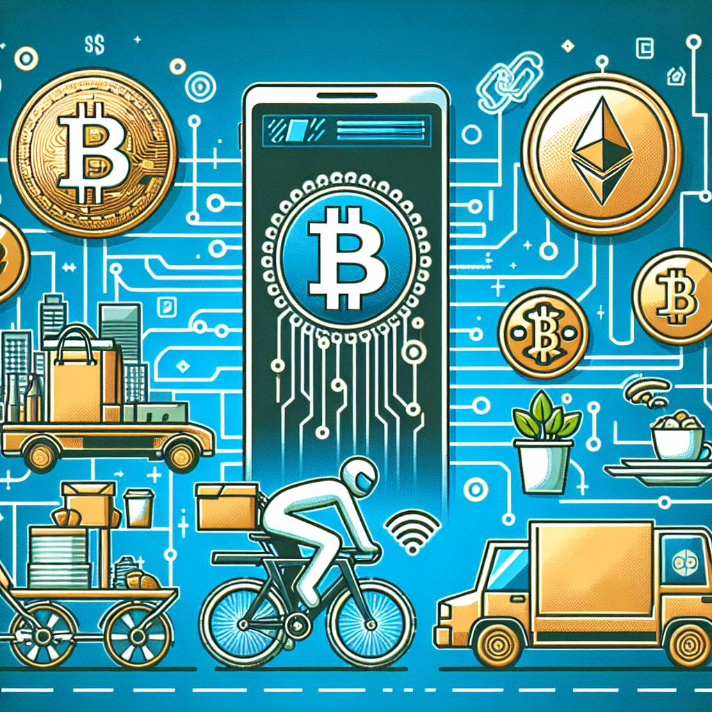 What are the benefits of using cryptocurrencies for food delivery?