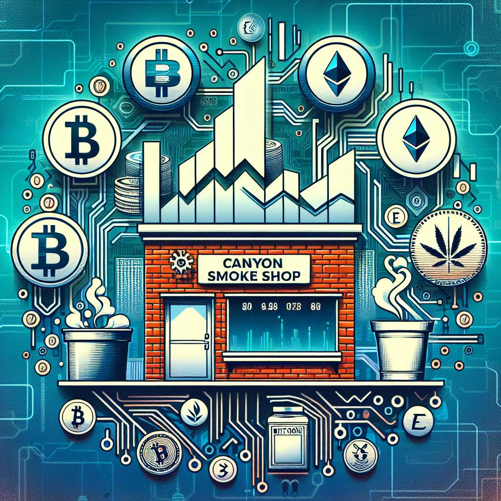 What are the most popular cryptocurrencies accepted in Canyon Smoke Shop?