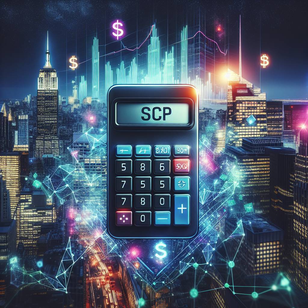 What is the best SCP calculator for tracking my cryptocurrency investments?