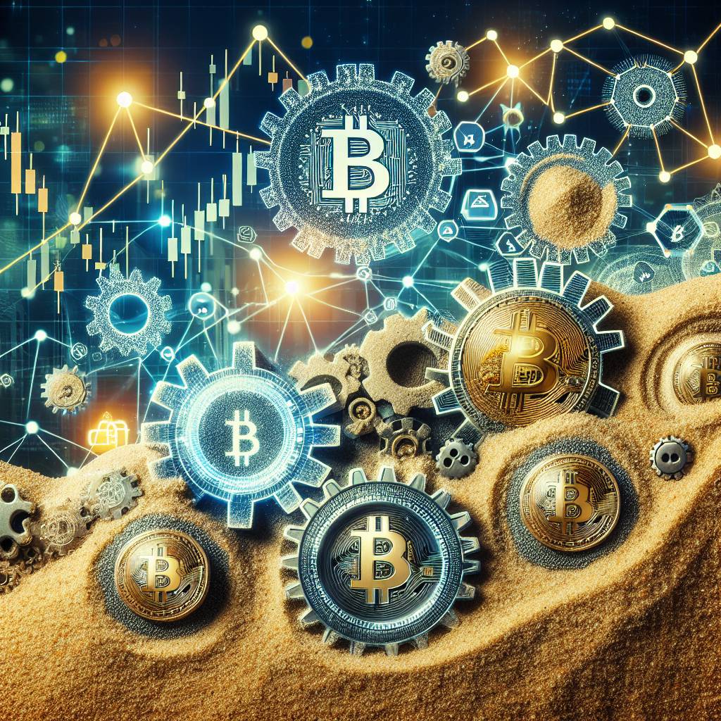 How can I mine cryptocurrencies using sand as a resource?