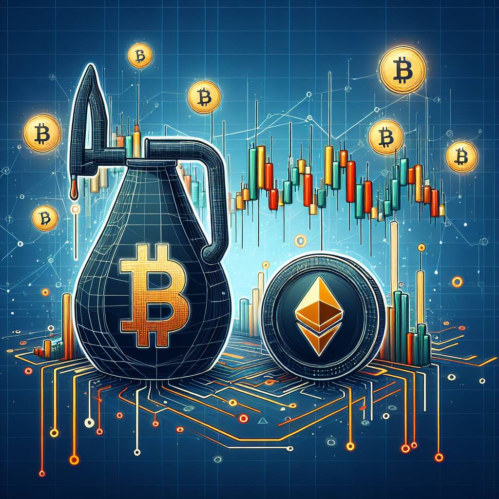 In what ways can the volatility of the crude oil market influence the price movements of cryptocurrencies?