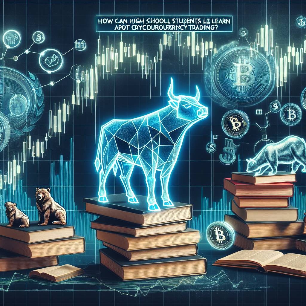 How can high school students learn about the basics of cryptocurrency trading on a limited budget?