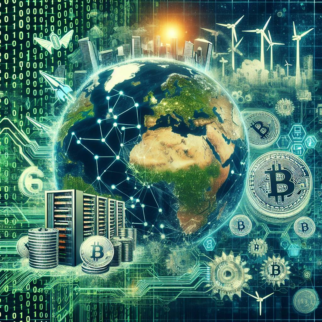 What are the environmental implications of using cryptocurrency instead of relying on petroleum, wood, iron, and coal?