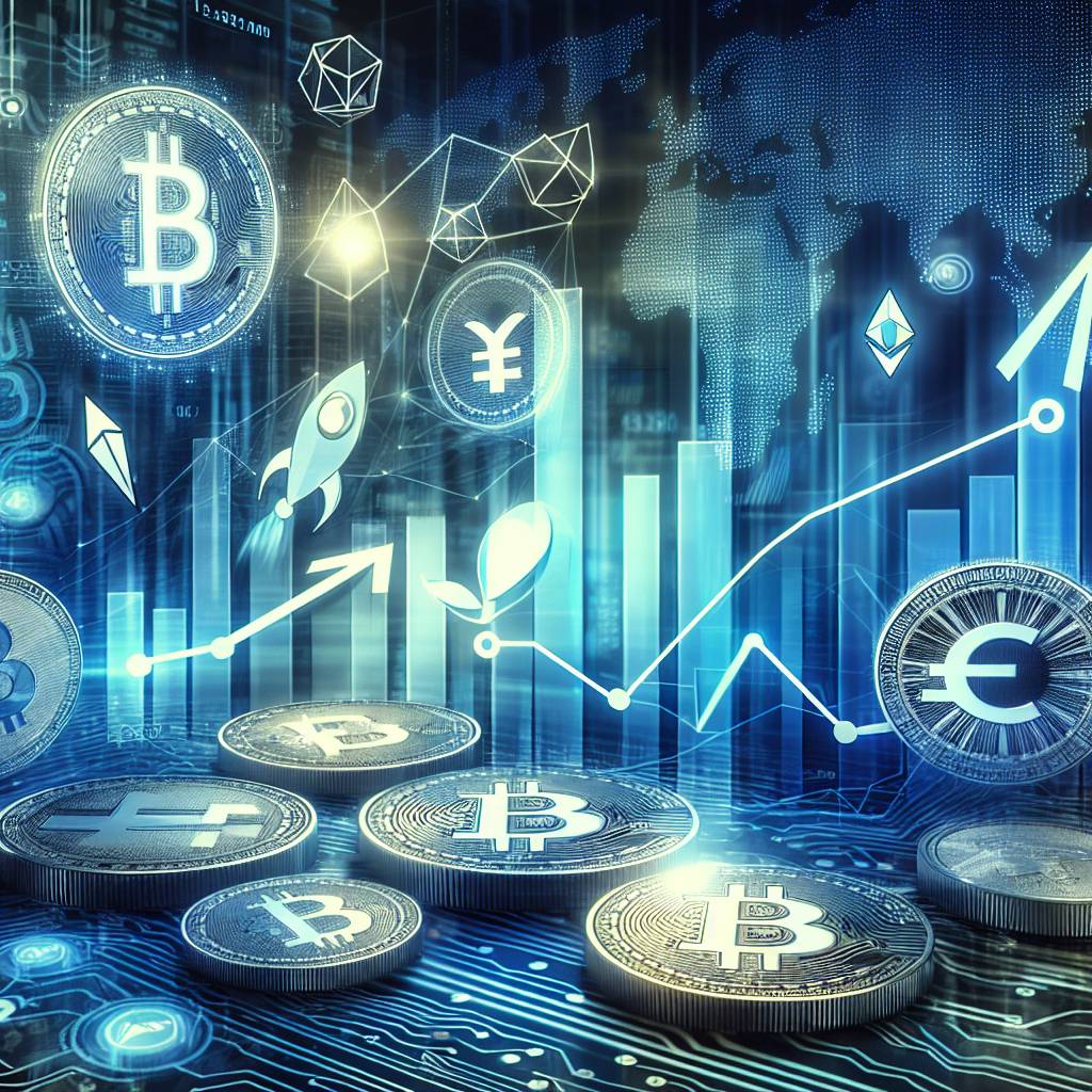 Which digital currencies are gaining traction in the stock market?