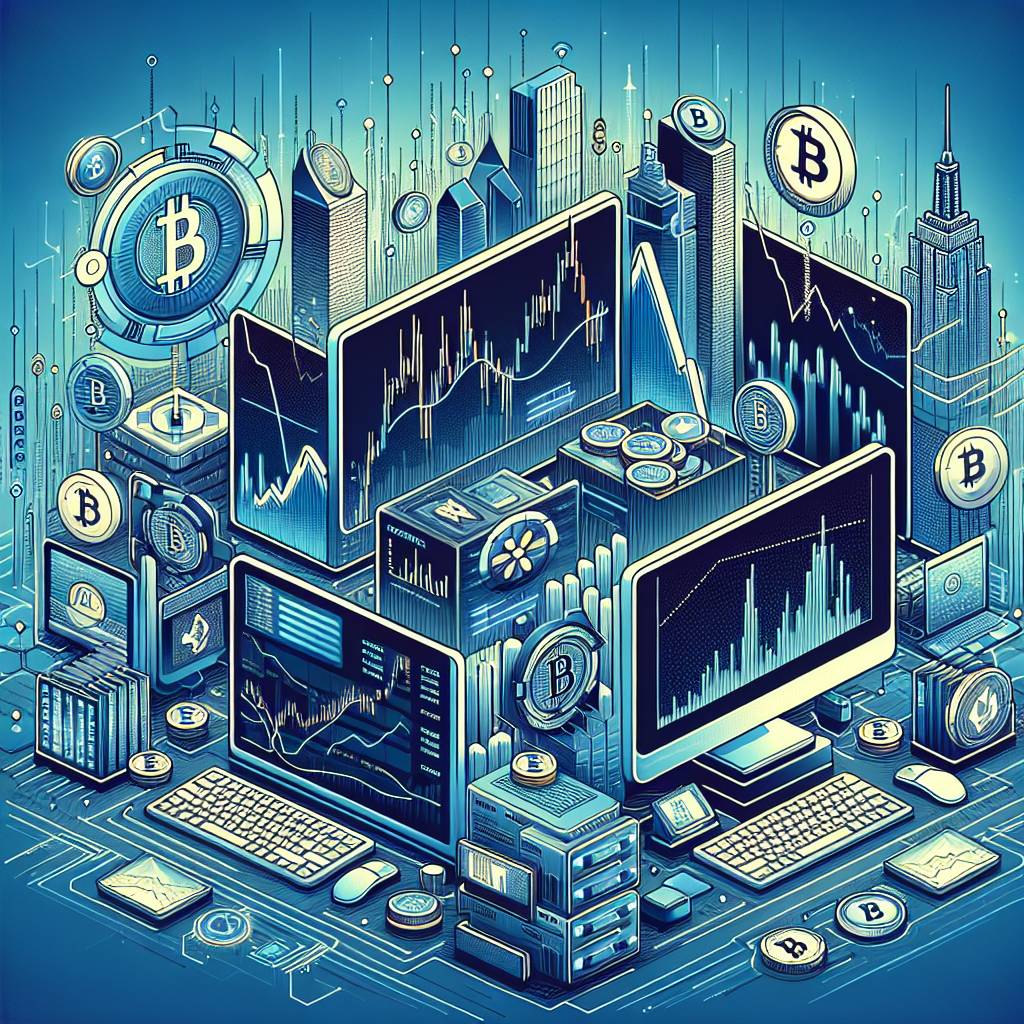 What are the key components of a candlestick chart and how do they represent the price action of digital currencies?