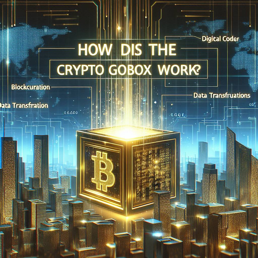 How does the crypto gold box work?