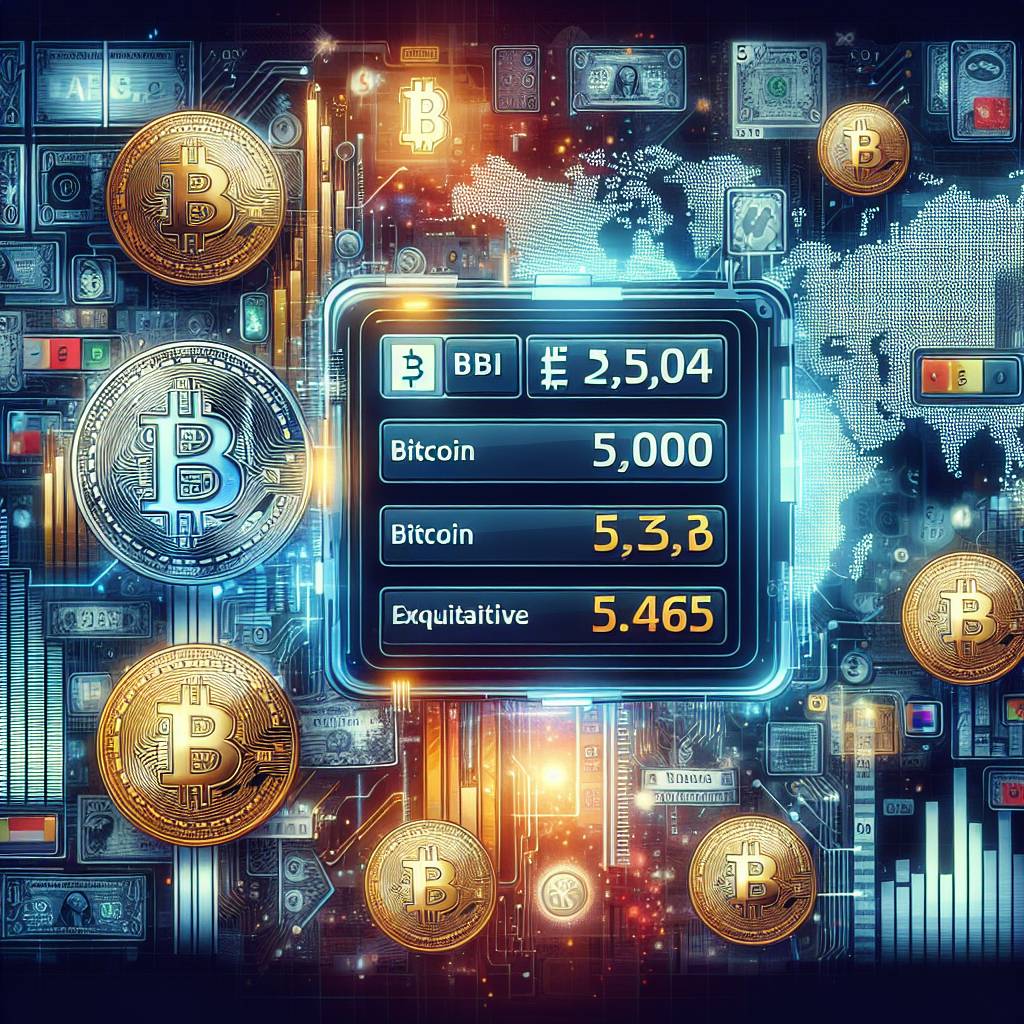 What is the market value of 5 bitcoins in different countries?