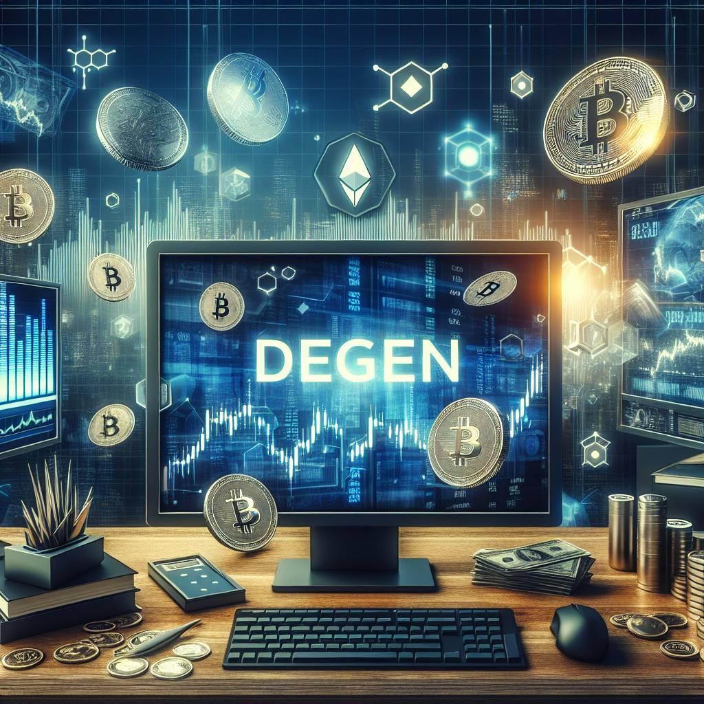 What is the meaning of 'degen' in the context of cryptocurrency?