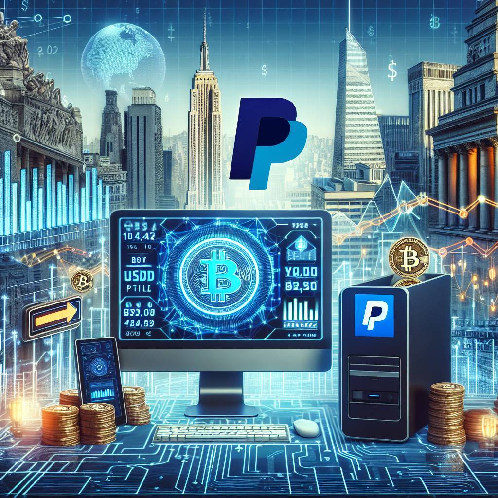 How can I convert my cryptocurrency to USD through PayPal?